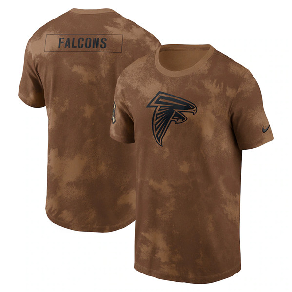 Men's Atlanta Falcons 2023 Brown Salute To Service Sideline T-Shirt